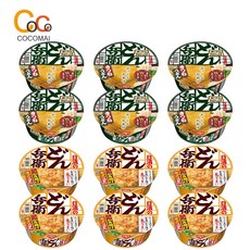 6+6 닛신 돈베이 컵라면 (유부우동95g 6)+(튀김우동97g 6), 95g