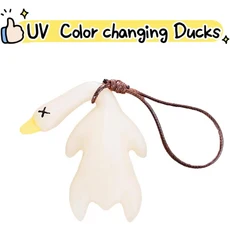 12개 UV 색상 변화 오리 창의적인 펜던트 온도 알림 자동차 자전거 실내 및 실외 장식에 적합, 01 1pcs
