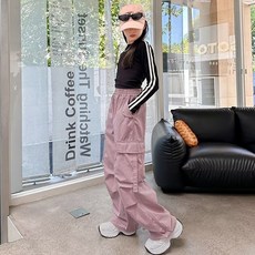 賣場優選童裝 女童長褲 女童工裝褲春秋女大童運動褲秋裝休閒褲兒童早秋褲子秋季女孩長褲