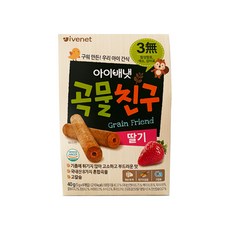 아이배냇 곡물친구, 딸기, 40g, 1개