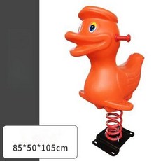 놀이터 스프링 목마 공원 동물 흔들말 시소 야외 흔들의자, 1개, 신형 타오거