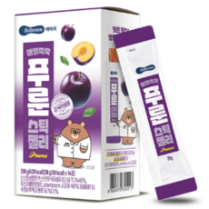 베베쿡 매일쑥쑥 스틱 젤리, 20g, 1박스, 푸룬