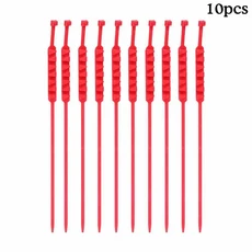 스노우체인10/20PCS 오토바이 자전거 용 미끄럼 방지 스노우 체인 겨울 타이어 비상 휠 케이블 도구, 03 red