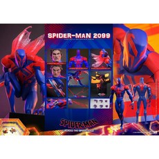 野獸國 Hot Toys MMS711 蜘蛛人2099 1/6 比例人偶《蜘蛛人：穿越新宇宙》, 1個