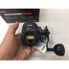 RYOBI BASE POINT 基點 SV200 船釣鼓式捲線器 液晶顯示 防水 9+1不鏽鋼軸承, 1個