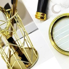 루나mall 손잡이 돋보기 S 용 금테 실버용품