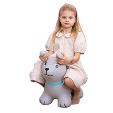 아기방 꾸미기 강아지 의자 점프볼 장난감 추천 점핑볼강아지 24개월선물 어린이집장난감, 1개