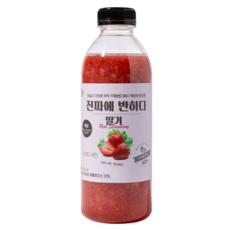 NO설탕 알룰로스 딸기 82% 저당 생기찬 국산 딸기청 750g 카페 사장님도 놀라는 맛, 2개, 750ml