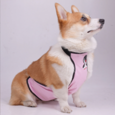 위드레오 강아지배가리개 앞치마 방수커버 웰시코기 닥스훈트, 1개, 블루남자