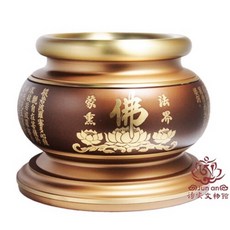 均安佛教文物館 銅製佛爐 古沉色 5.5寸 香爐, 1個