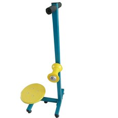 허리비틀기 노인정 운동기구 복부 비틀기 전금속 헬스장, 1개, 피코크블루 30cm 마사지