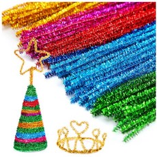 富福里 毛根(100根/混色) 金蔥條 彩色毛根 教學 美勞 幼教 布置 DIY 金蔥色 亮彩毛根, 1個