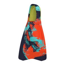 Speedo 유니 성인용 수영 트레이닝 핀 고무 미디엄 블레이드, 1개