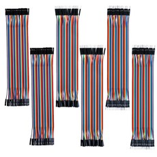 JK 브레드보드 점퍼선 점퍼 케이블 40P 암컷 숫컷 아두이노 40가닥 DIY 와이어, 30cm, 1세트