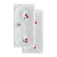 아기띠 커버 침받이 에르고 호환 힙시트 침패드 카시트 안전벨트 커버, 체리 침받이, 1개