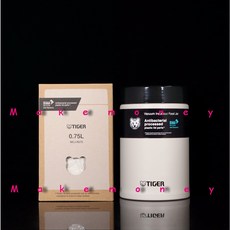 TIGER 虎牌 不鏽鋼真空食物罐 MCJ-A075, 1個, MCJ-K075北極白狼