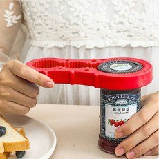 손힘약한 노인 여성용 만능 병뚜껑 오프너 실리콘 잼따개 주방용품, 1개, 상세페이지 참조
