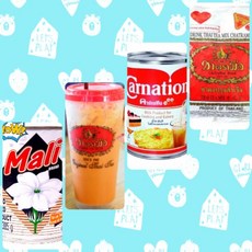 手標紅茶泰式奶茶DIY組：瑪麗煉乳、三花奶水，輕鬆調製道地泰奶，享受濃郁香甜的異國風味, 1個, 三花奶水