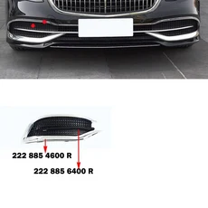 Maybach S 클래스 W222용 | 전면 하단 그릴 범퍼 라디에이터 공기 흡입구 그리드 크롬 트림 A 2228854500 4, 09 2228854600 6400
