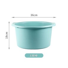 家用塑膠泡腳桶 足浴桶, 龍膽綠 裝箱數50個 / 箱, 1個