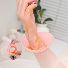 2p 실리콘 손목밴드 세안 물흐름 방지 가드 방수 스플래시 젖음방지, 1개, 블루2p_1세트