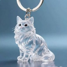 고양이털키링 비즈 diy 공예 재료 스트랩 목걸이 팔찌 만들기 구슬, 눕냥