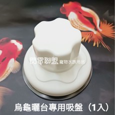 【閃電聯盟】烏龜曬台 強力吸盤 耐重 烏龜浮台 烏龜爬台 浮板 烏龜爬坡 烏龜曬背台 曬背燈, 1個, 加購 專用吸盤x2個