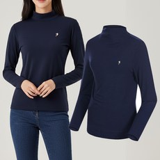 마코 (여성)심플 하이넥 티셔츠_MMW3TB93