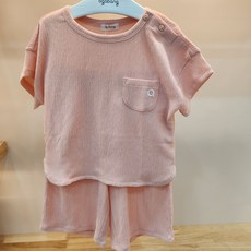 아가방 이지포켓 반팔 8부 세트(2 colors)