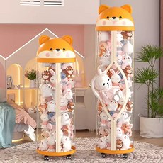 바퀴형 귀여운 강아지 인형 정리함 수납함 지퍼식, 1개, 귀여운 강아지 132cm