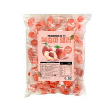 혜성식품 복숭아젤리 과일 간식, 1개, 1kg