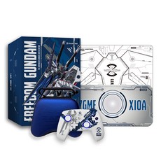 GAME'NIR 鋼彈 Gundam Seed 遊戲手把 流星幻影典藏組 (自由鋼彈/正義鋼彈)，無線連接，人體工學設計，多平台兼容, 1套, 自由鋼彈典藏套組