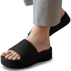 모노버스 5.5cm 키높이 푹신한 쿠션 여성 사무실 통굽 슬리퍼