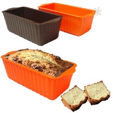 1구 파운드 빵 제빵 직사각 틀 케이크 오븐 몰드 실리콘 제과 홈베이킹 베이킹, 1개