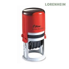 로렌하임 날짜도장 원형스탬프 자동잉크 32mm 사무용 결재도장