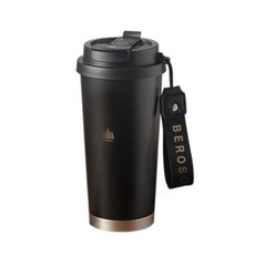Beroso 倍麗森 316不鏽鋼內陶瓷保溫環保隨行杯 530ml, 詳見包裝, 詳見包裝, 詳見包裝, 黑