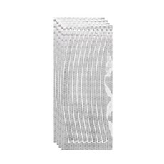 PCTN 자전거 휠 반사 스티커 라이드 보호용 자전거 야광반사스티커, 실버 4장