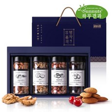 썬넛트 [하루견과]명작의품격4구1호구운아몬드 호두 볶음땅콩 크랜베리, 1