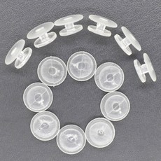슬리퍼 꾸미기 부자재 DIY 꼭지 투명 버튼 신발 셀프 100p, 1개, 상세페이지 참조