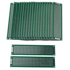 양면 범용 PCB 프로토타입 납땜 회로 기판 - 2x8cm20팩, 2x8 (20 pcs)