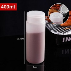 DFMEI 塑料撒粉瓶燒烤孜然胡椒芝麻擺攤調料瓶食品級密封防潮商用撒粉罐, 1個