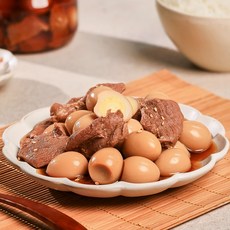 [육해공] 국내산 한돈 메추리알 장조림 320g X 1통 밥도둑 반찬, 없음