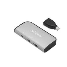 109308 Gofanco PD 3.0 충전 기능이 있는 USB-C 듀얼 비디오 Xpanding (VXP) - DP Alt 모드 필요 썬더볼트 호환 모니터 파노라마 3840, 109308 Gofanco PD 3.0 충전 기능이 있