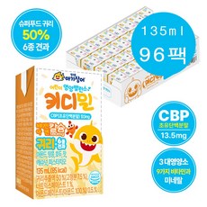 핑크퐁 키디밀 귀리 & 6종견과, 135ml, 96개