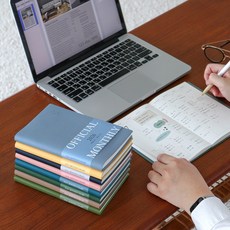 2026 오피셜 열두달 B6 먼슬리 다이어리 날짜형 32절, 피콕블루