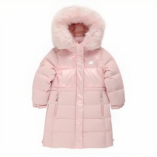 New Balance Kids 童款Newkimo亮面中長版鵝絨外套