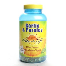 Nature's Life 大蒜歐芹軟膠囊, 500顆, 1罐