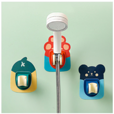 흡착 샤워기 거치대 욕실 벽부착 홀더 각도조절 편안, 상세페이지 참조