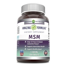 Amazing Nutrition MSM 1500mg補充錠, 1個, 180 件