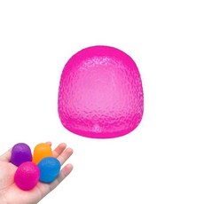스퀴시 스트레스볼 젤리볼 말랑공 말랑이 클레이, 스트레스볼 소형 퍼플, 1개, 퍼플